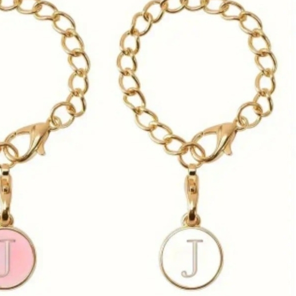 J gold Alphabet Letter Charm Accessories Stanley Cup ID Name Initial Letter - Picture 7 of 11